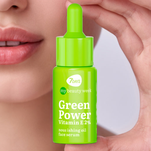 7DAYS Ser Facial My Beauty Week Green Power Vitamina E 2% Nutritiv 20ml