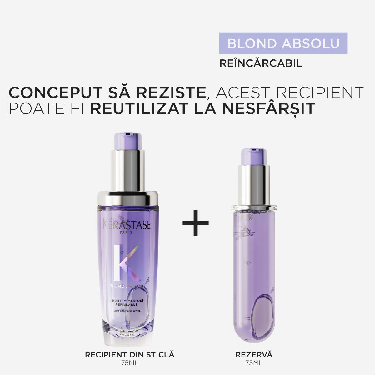 Kerastase Blond Absolu L'Huile Cicagloss - Ulei Pentru Par Blond Reincarcabil 75ml - Beauty Lounge