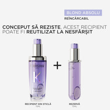 Încarcă imaginea în Galerie, Kerastase Blond Absolu L&#39;Huile Cicagloss - Ulei Pentru Par Blond Reincarcabil 75ml
