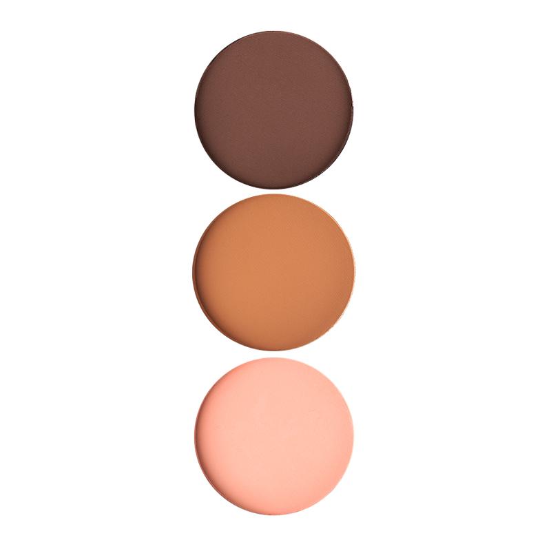 Melkior Paleta 3 Culori Farduri Pleoape 6gr - Mate Bricks - Beauty Lounge