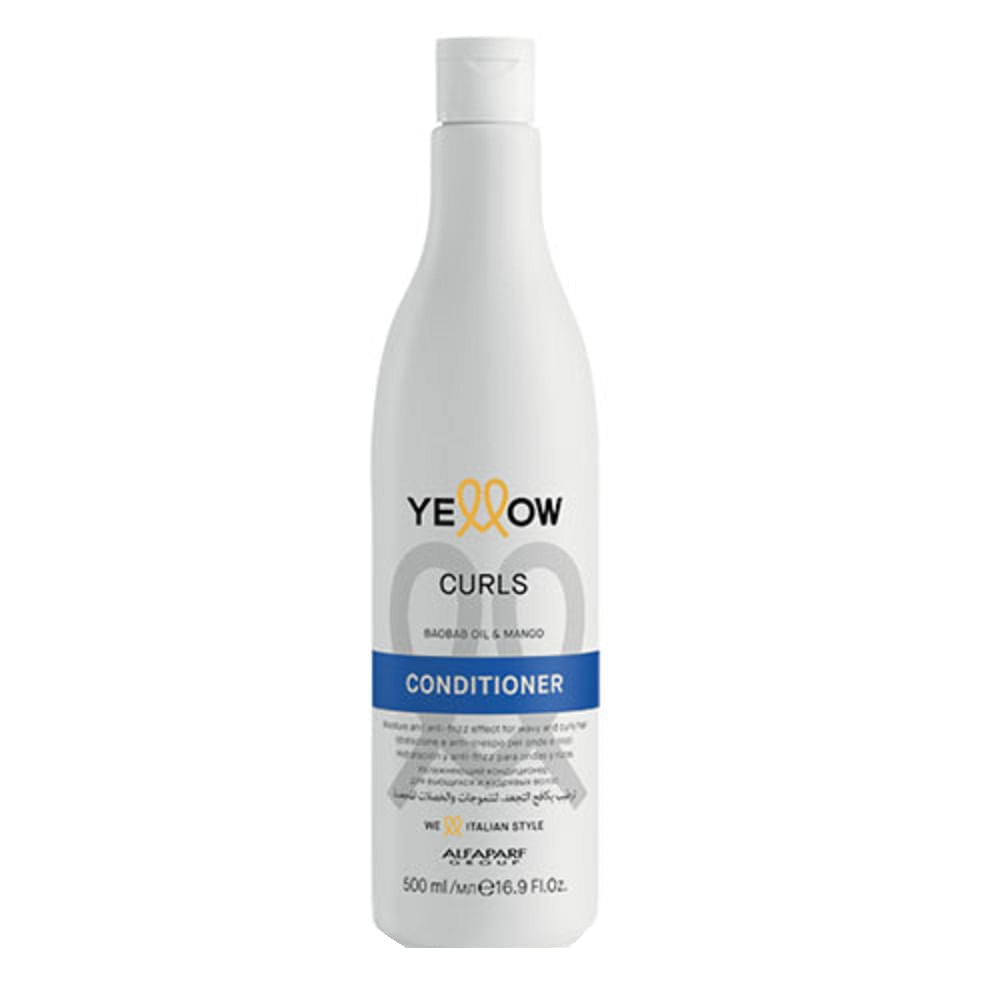 Yellow Curls Balsam Hidratant Anti-Frizz Pentru Par Ondulat 500ml - Beauty Lounge