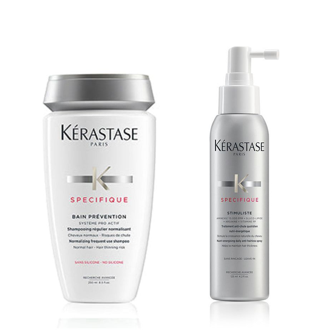 Set Kerastase Specifique - Sampon Bain Prevention 250ml si Spray Stimuliste 125ml