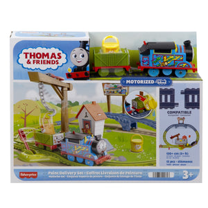 Fisher Price Thomas Set de Joaca cu Locomotiva Motorizata Livreaza Vopseaua