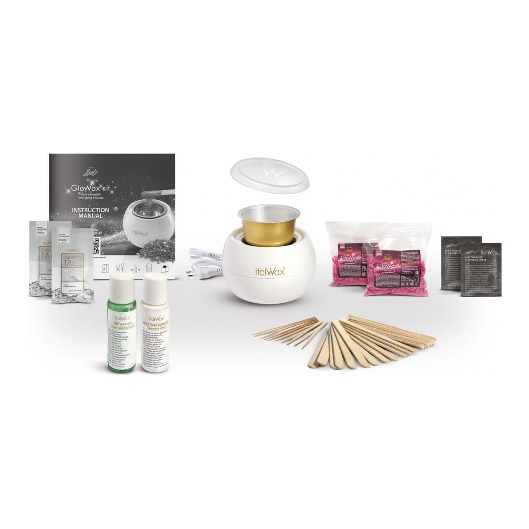 ItalWax Glowax Kit Complet Pentru Epilarea Zonei Fetei