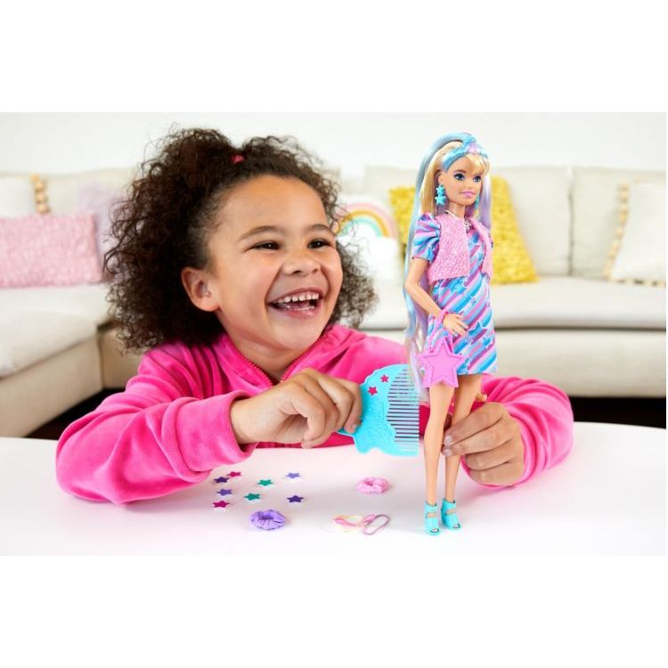 Barbie Totally Hair Papusa Barbie Blonda 33cm