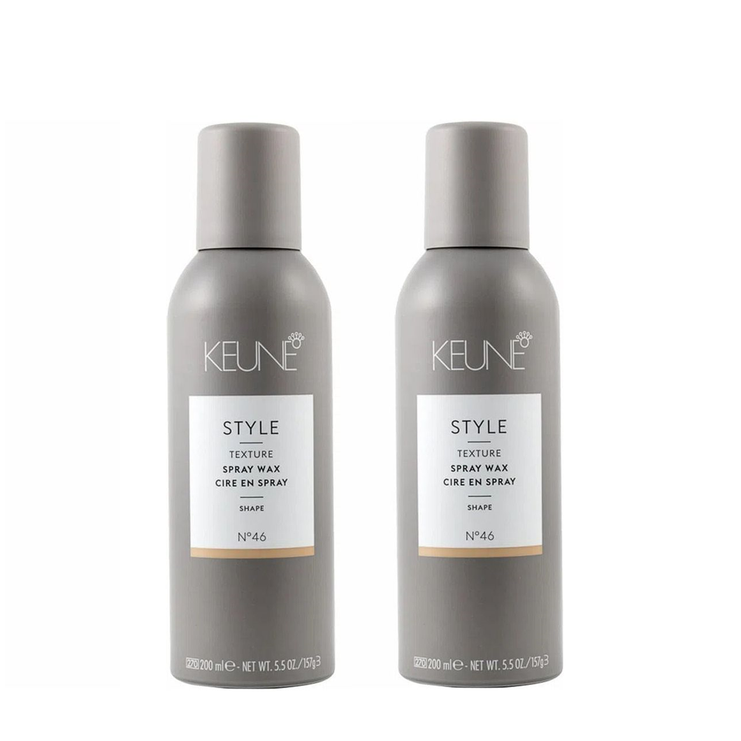 Set Keune 2 x Spray Wax 200ml - Ceara Fina Pentru Texturi Lejere