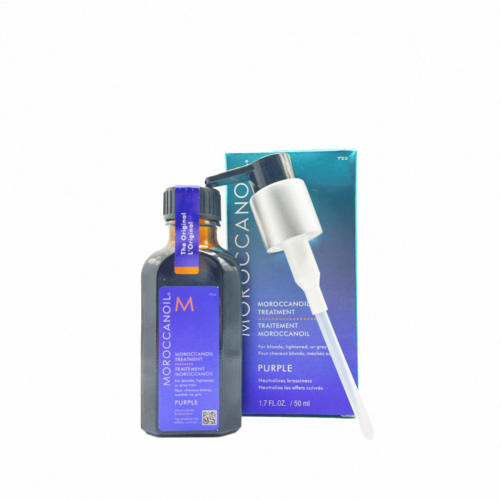 Moroccanoil Purple Oli Treatment 50ml - Tratament Pentru Par Blond - Beauty Lounge
