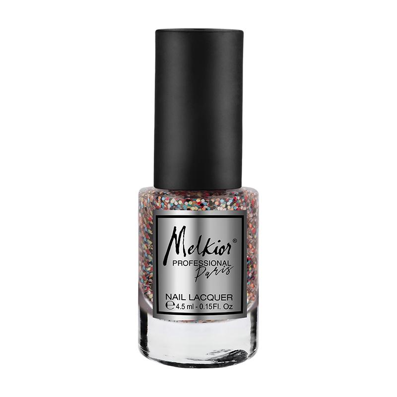 Melkior Oja Confetti Party Time 4.5ml - Lac de Unghii cu Efect Stralucitor si Rezistenta