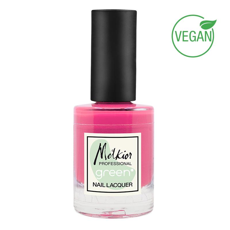 Melkior Oja Lucioasa Green Pink Flamingo 15ml - Lac de Unghii Vegana cu Luciu