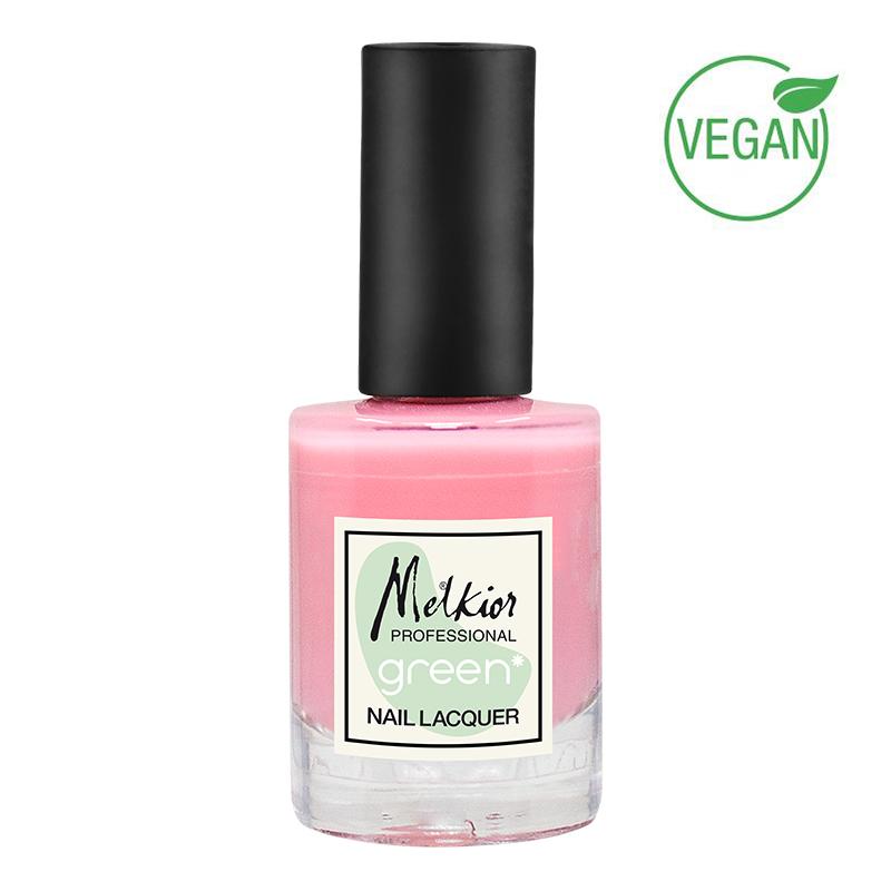 Melkior Oja Lucioasa Green French Pink 15ml - Lac de Unghii Vegana