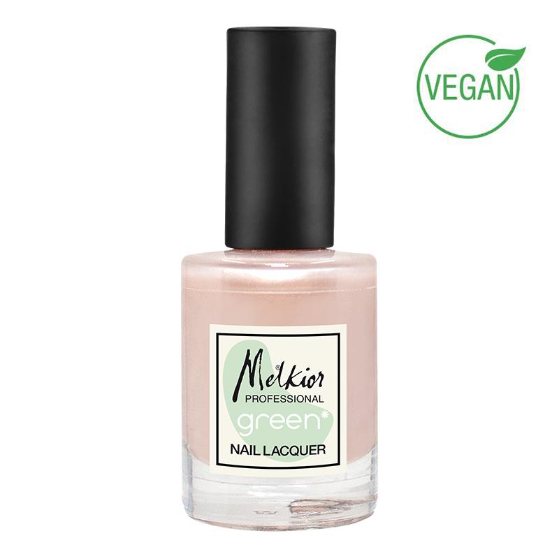 Melkior Oja Lucioasa Green Champagne 15ml - Lac de Unghii Vegana cu Luciu