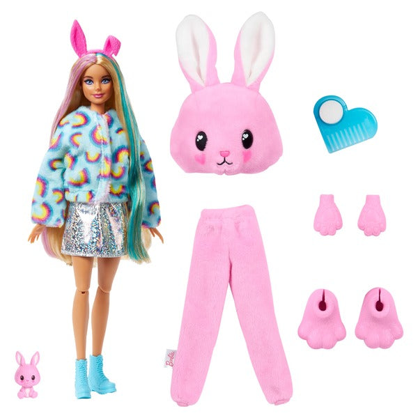 Barbie Papusa Cutie Reveal Iepuras 33cm