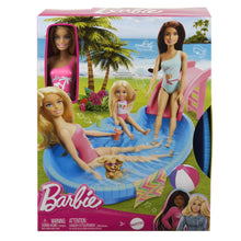 Încarcă imaginea în Galerie, Barbie Set Papusa Barbie Blonda si Piscina
