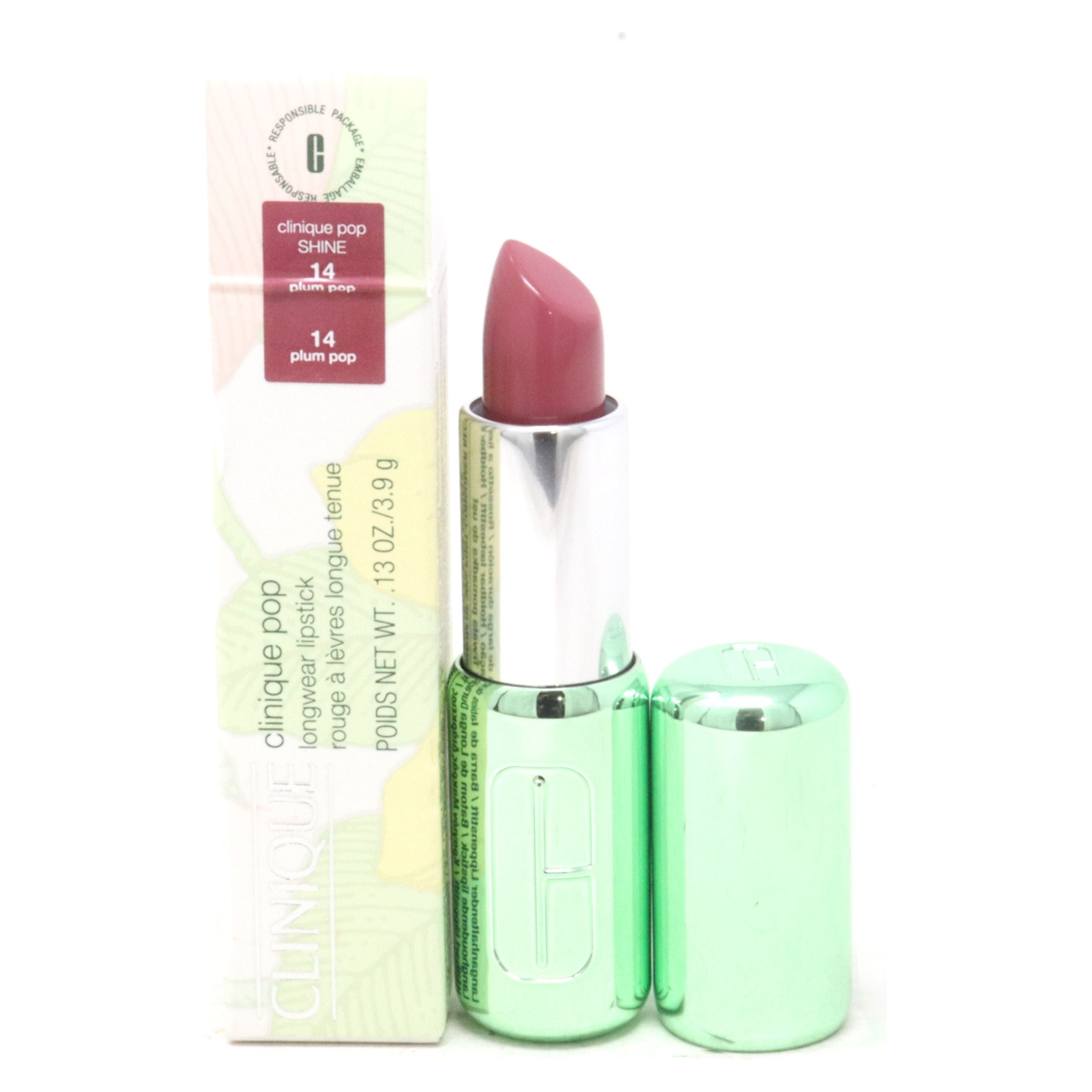 Clinique Pop Longwear Lipstick N14 Plum Pop - Ruj