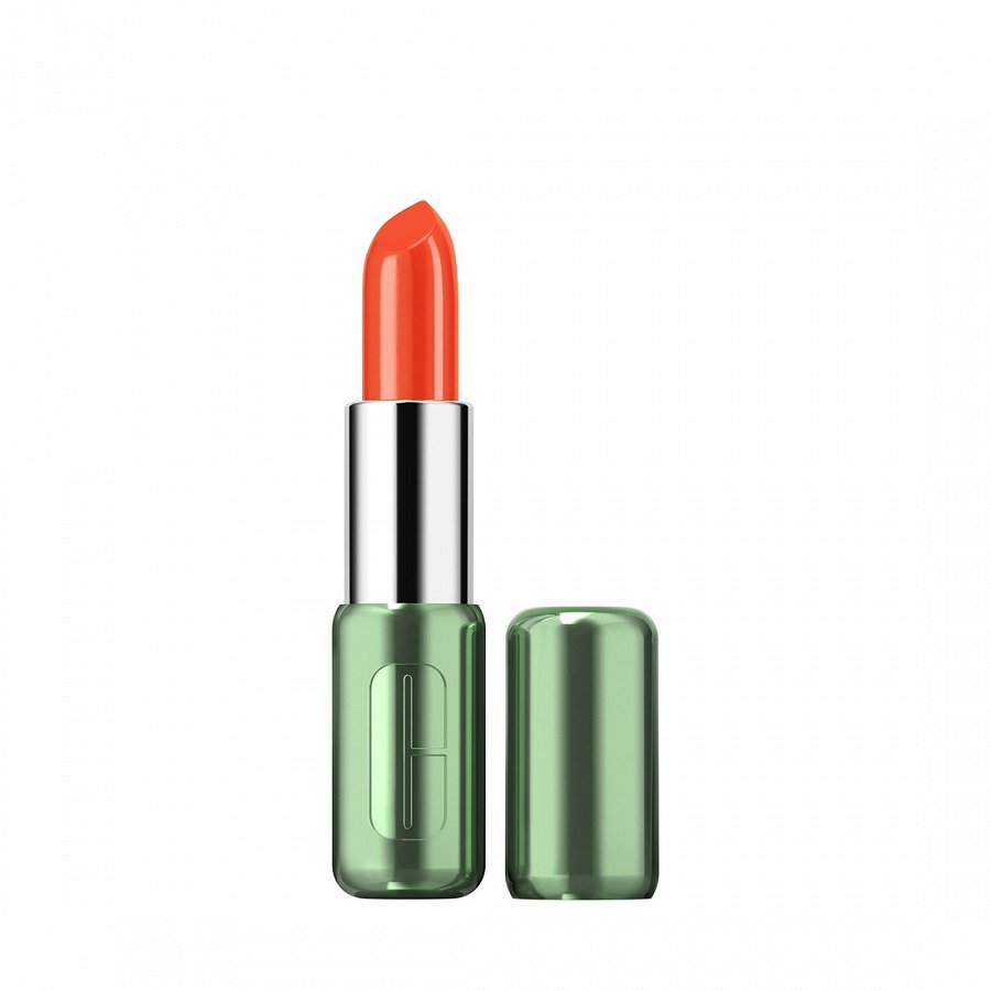 Clinique Pop Longwear Lipstick Shine 29 Flame Pop - Ruj