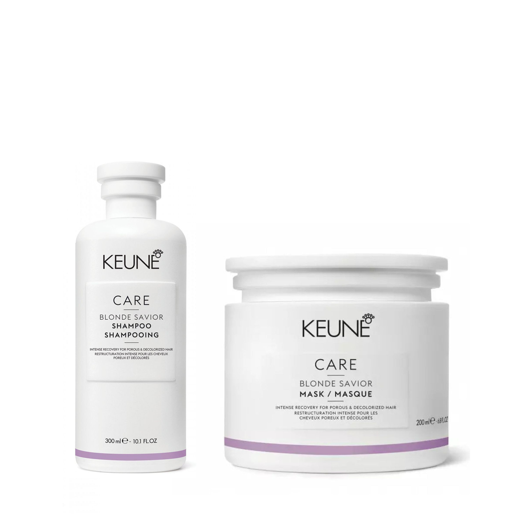 Set Keune Care Blonde Savior - Sampon 300ml si Masca 200ml