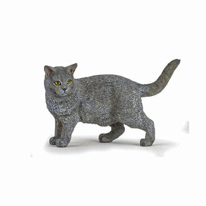 Papo Rase de Caini si Pisici Figurina Pisica Chartreux
