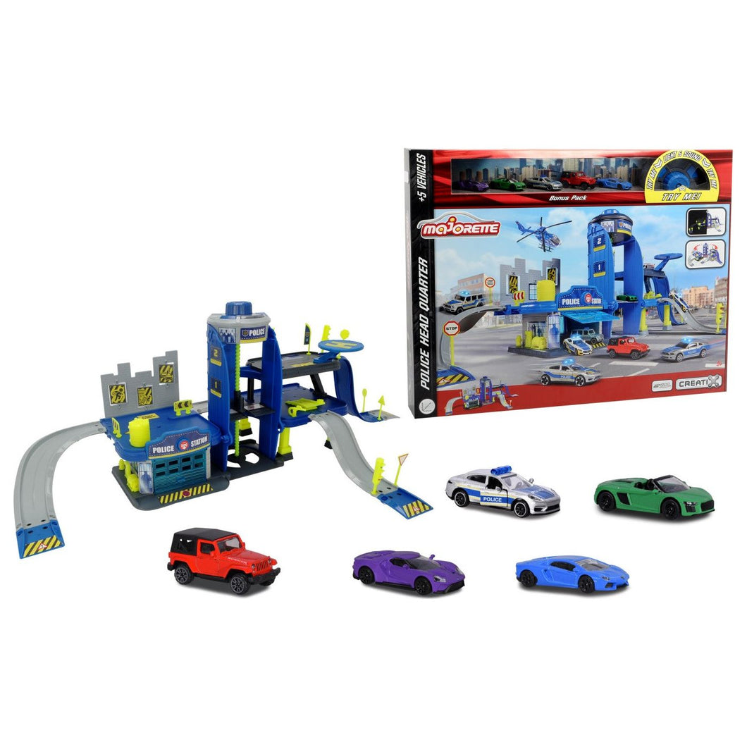 Majorette Creatix Set Sectia de Politie cu Sunete si Lumini