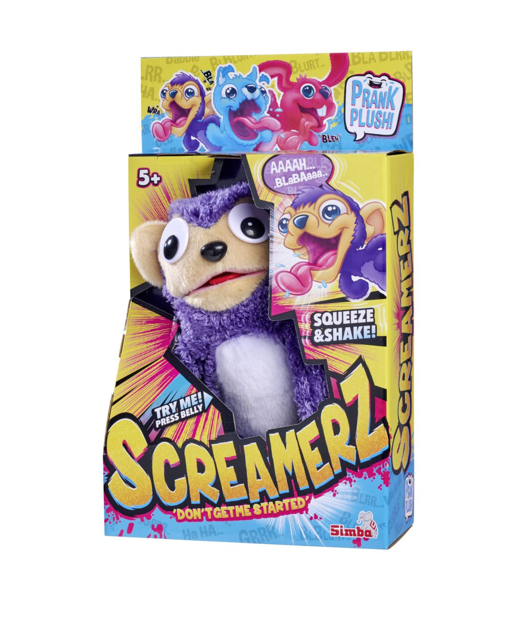 Simba Screamerz Jucarie Plus Maimutica Violet