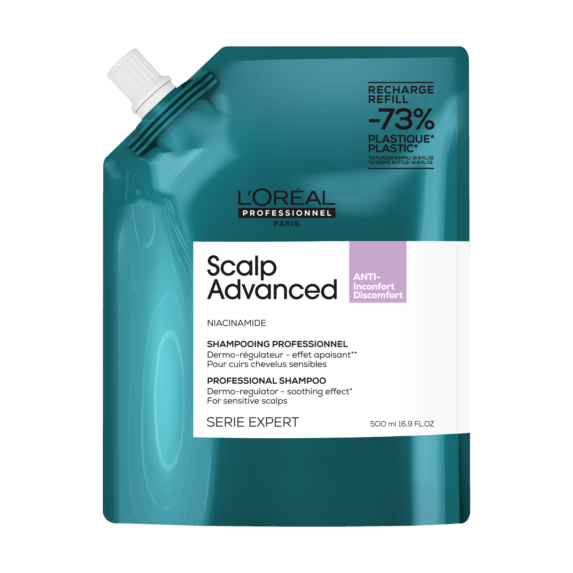 L'Oreal Professionnel SE Scalp Advanced 500ml - Rezerva Sampon pentru Scalp Sensibil