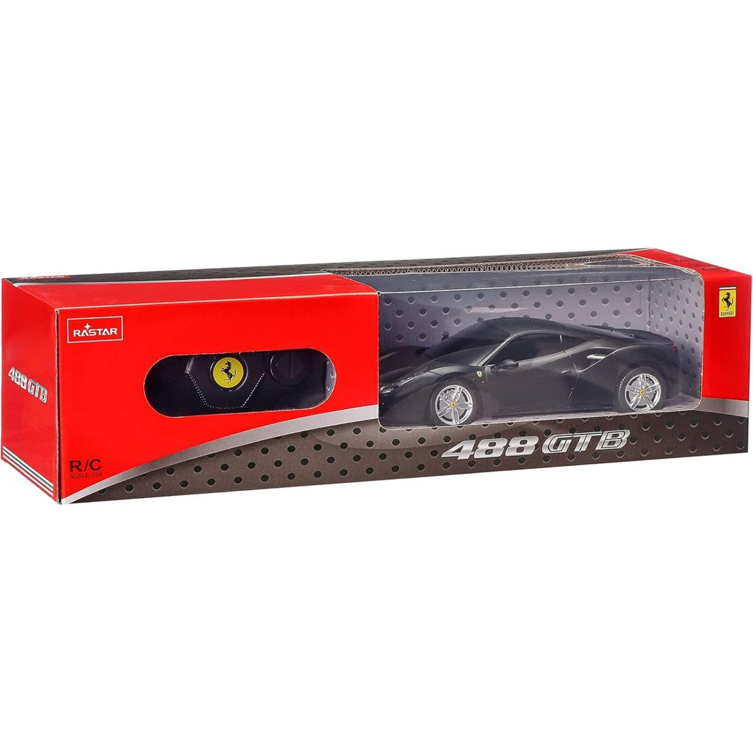 Rastar Masina cu Telecomanda Ferrari 488 GTB Negru
