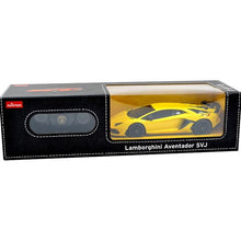 Încarcă imaginea în Galerie, Rastar Masina cu Telecomanda lamborghini Aventador SVJ Galben
