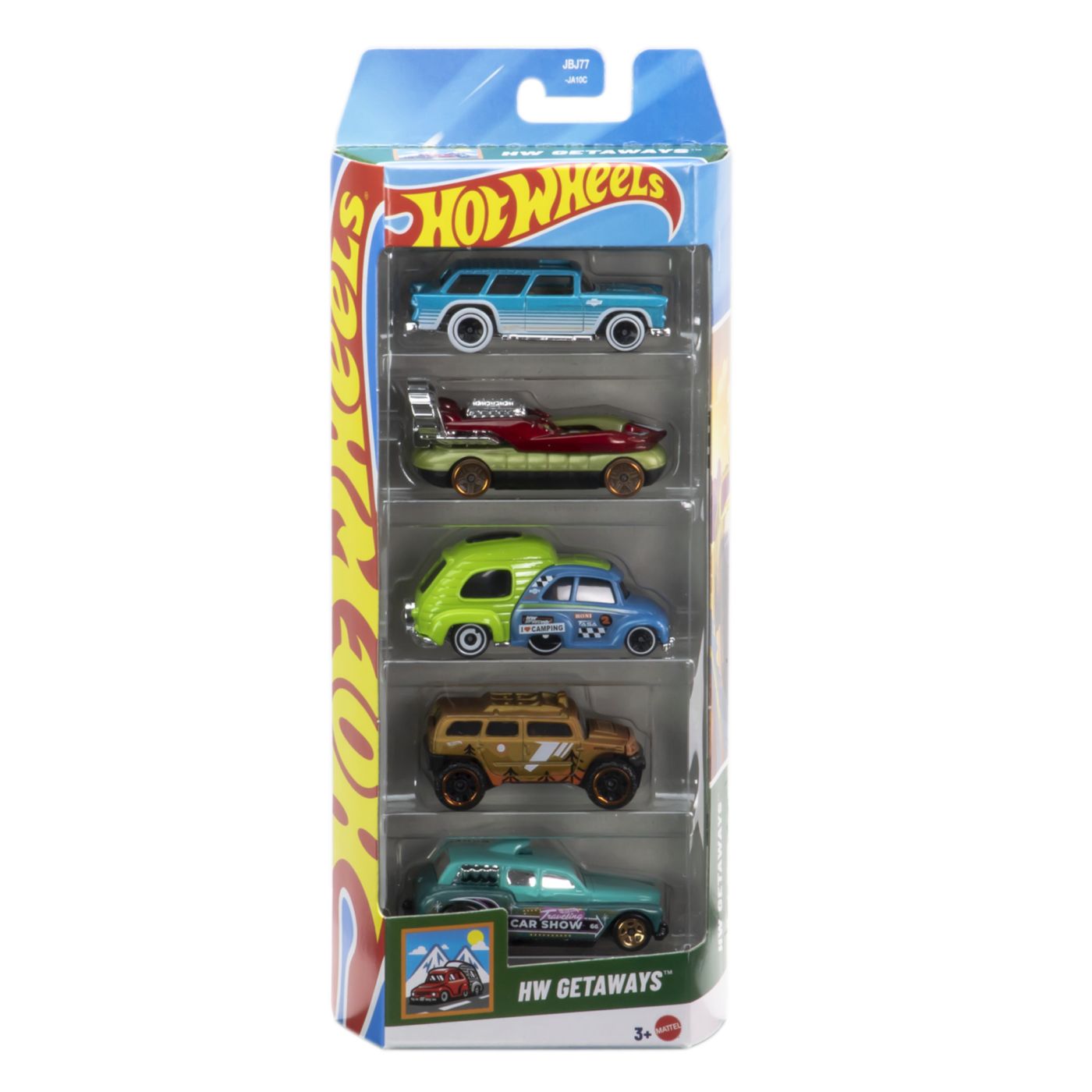 Hot Wheels - Vehicule Set 5 Masini Getaways