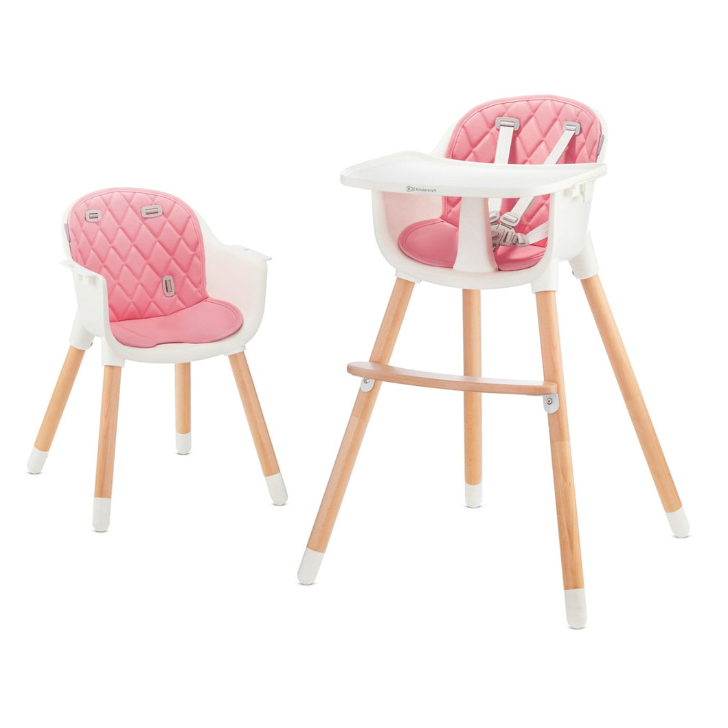 Kinderkraft Scaun de Masa Kinderkraft Sienna 2 in 1 Pink