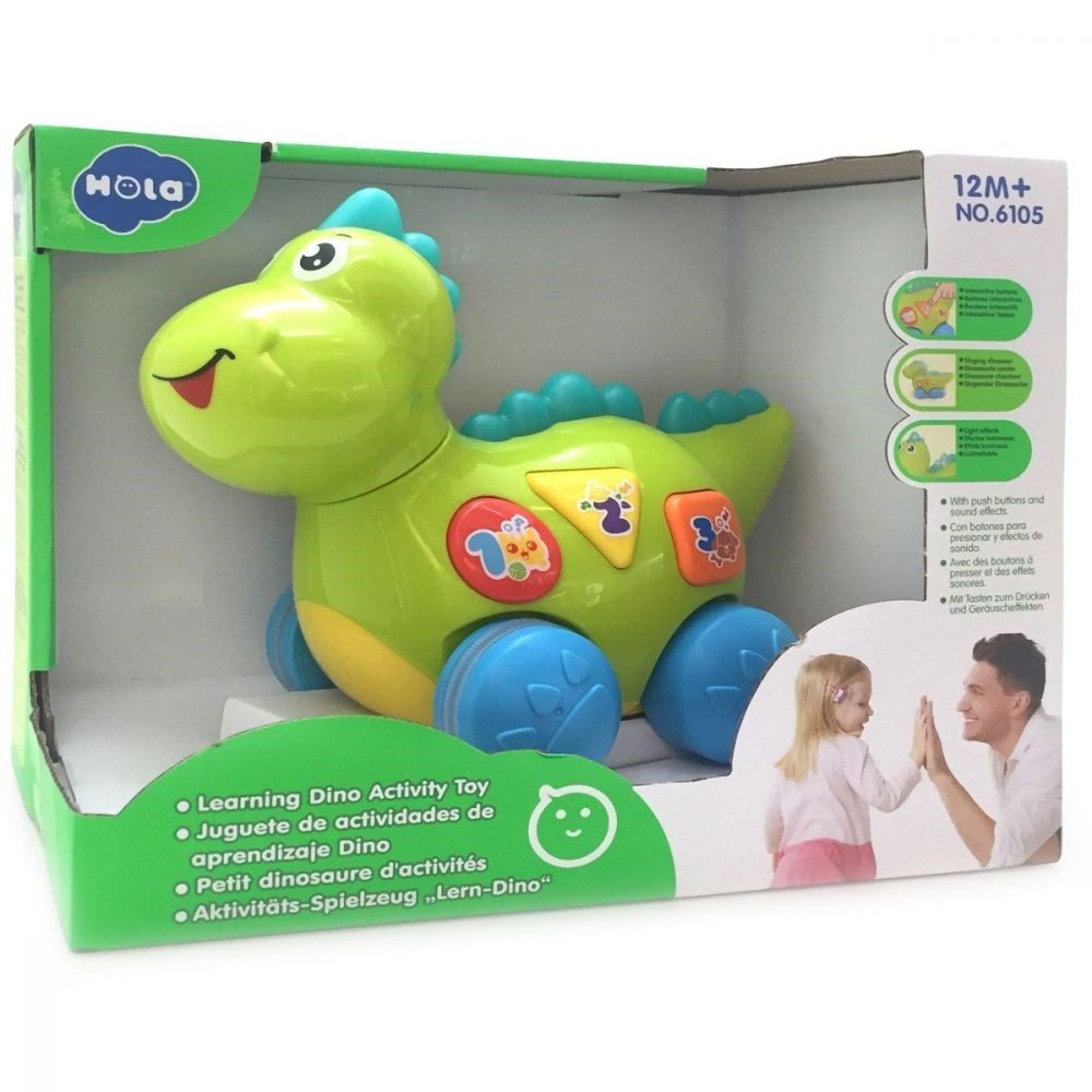 Hola Baby Dinozaurul Interactiv cu Miscari Melodii si Lumini