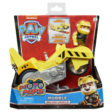 Încarcă imaginea în Galerie, Paw Patrol Moto Pups Rubble si Motocicleta Deluxe
