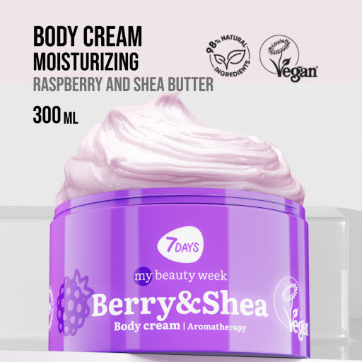 7DAYS Crema de Corp Aromaterapie Fructe de Padure si Shea 250ml