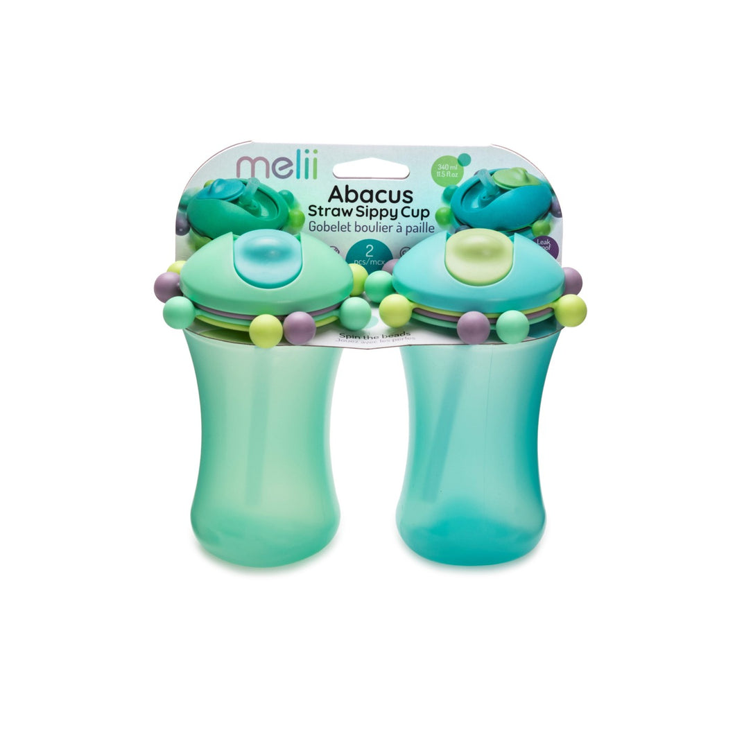 Melii Set 2 Cani cu Pai Abacus Albastru and Verde