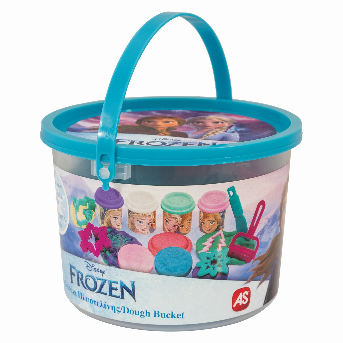 AS Galetusa cu 4 Borcanase de Plastilina si Accesorii Frozen