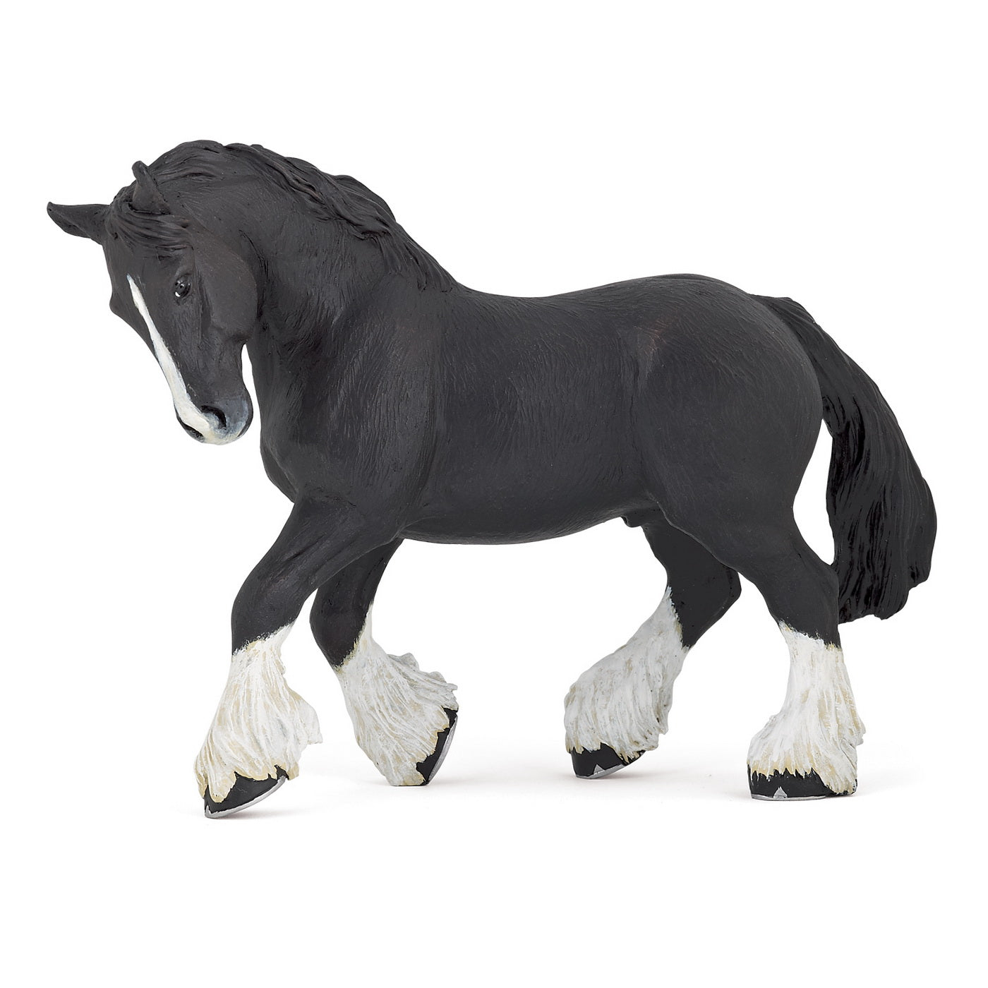 Papo Rase de Cai si Ponei Figurina Calul Shire