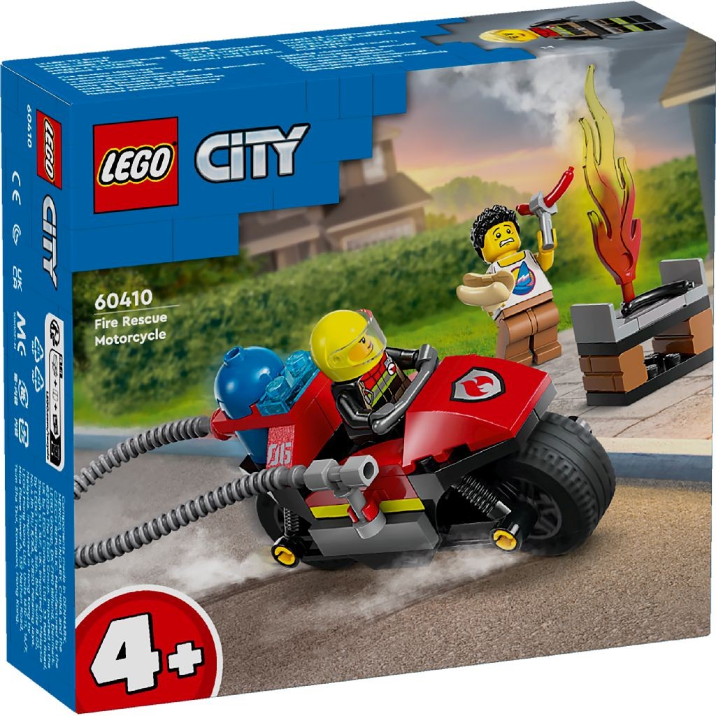 Lego City Motocicleta de Pompieri