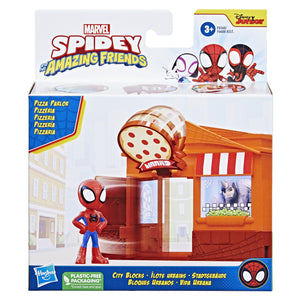 Spider-Man Spidey Prietenii Extraordinari City Bloks Set de Constructie Pizzerie