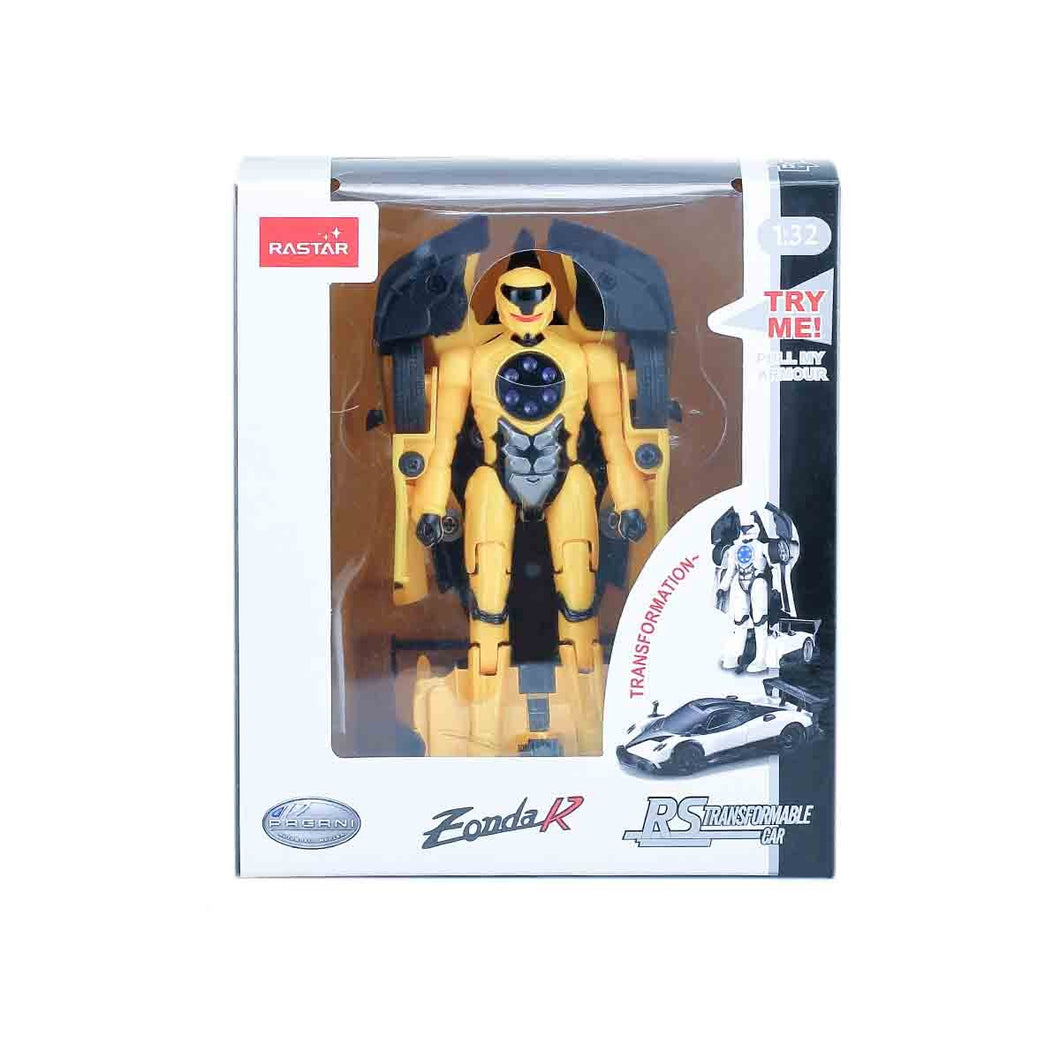 Rastar Metal Masinuta Convertibila Pagani Zonda R Galben cu Telecomanda