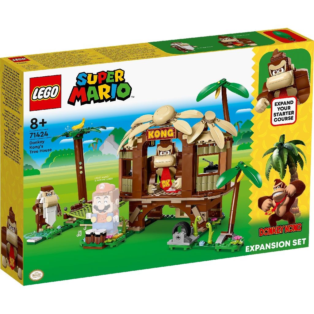 Lego Super Mario Set de Extindere Casa din Copac a lui Donkey Kong