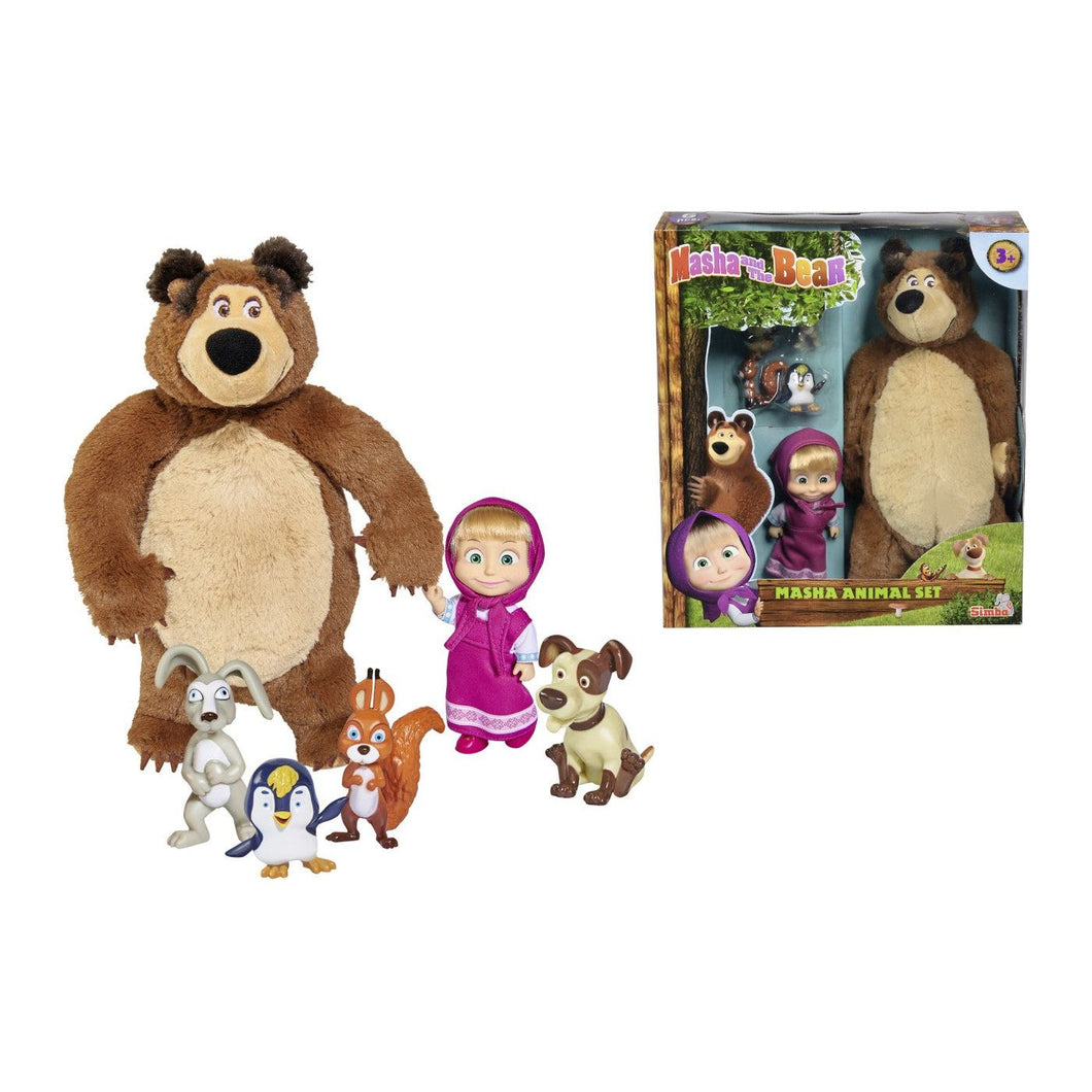 Masha Set Papusa Masha si Ursul de Plus