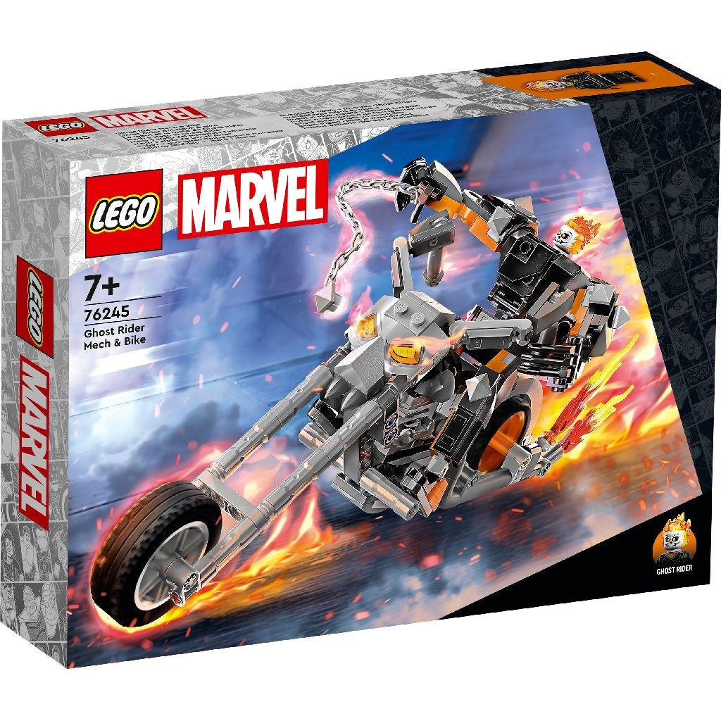 Lego Super Heroes Robot si Motocicleta Calaretul Fantoma