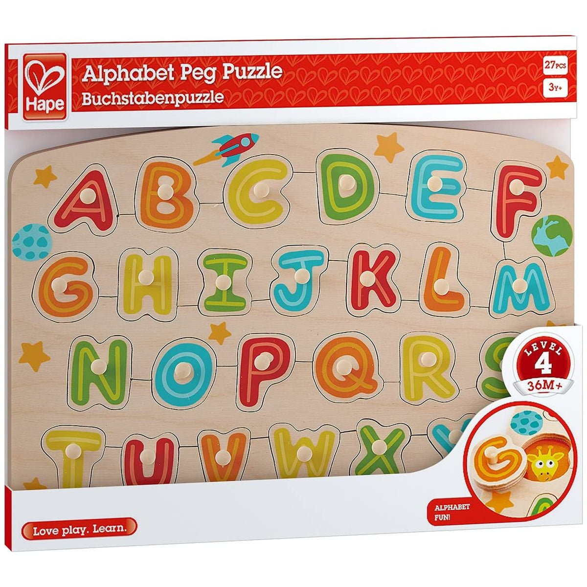 Hape Puzzle Litere - Beauty Lounge