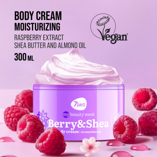 7DAYS Crema de Corp Aromaterapie Fructe de Padure si Shea 250ml