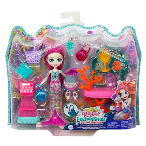 Enchantimals Papusi Set Papusa cu Mobilier Ocean Kingdom