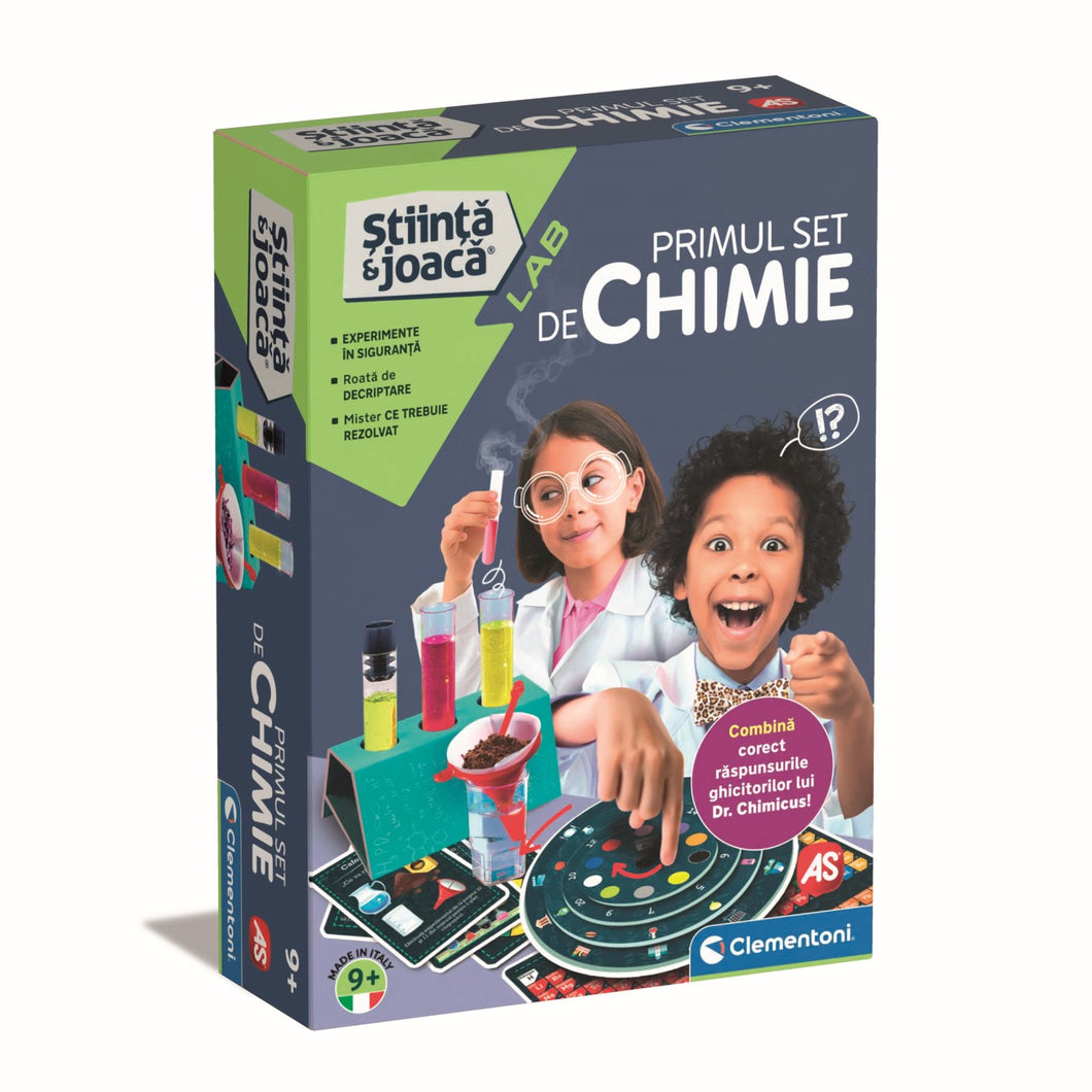 Clementoni Primul Set de Chimie Stiinta Joaca