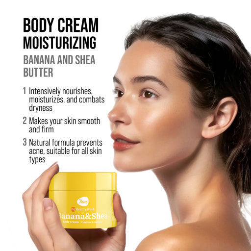 7DAYS Crema de Corp Nutritie si Fermitate Banane si Shea 250ml