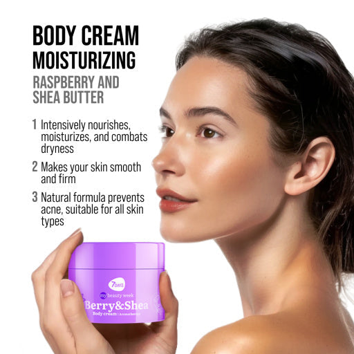7DAYS Crema de Corp Aromaterapie Fructe de Padure si Shea 250ml