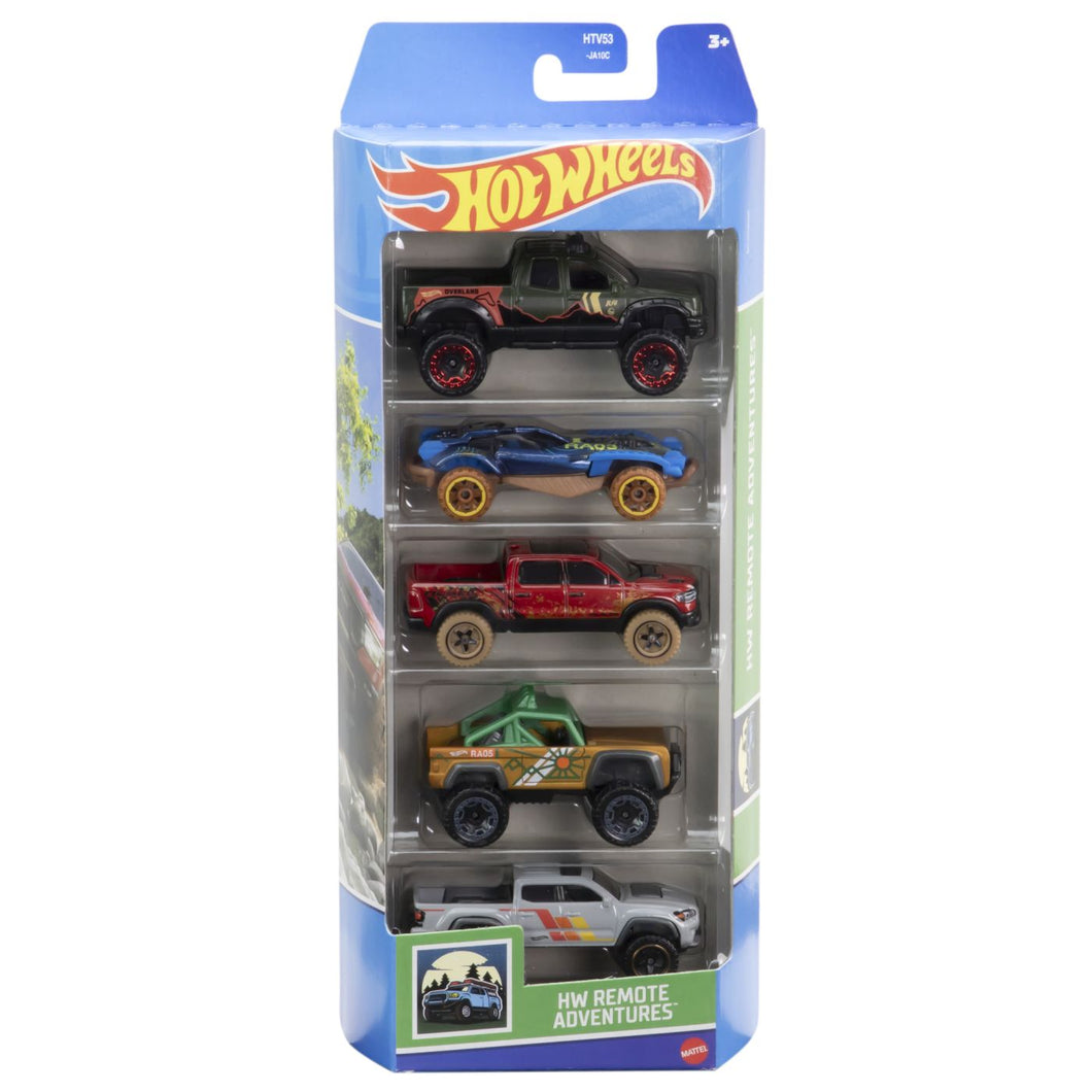 Hot Wheels Vehicule Set 5 Masini cu Design Hw Remote Adventures