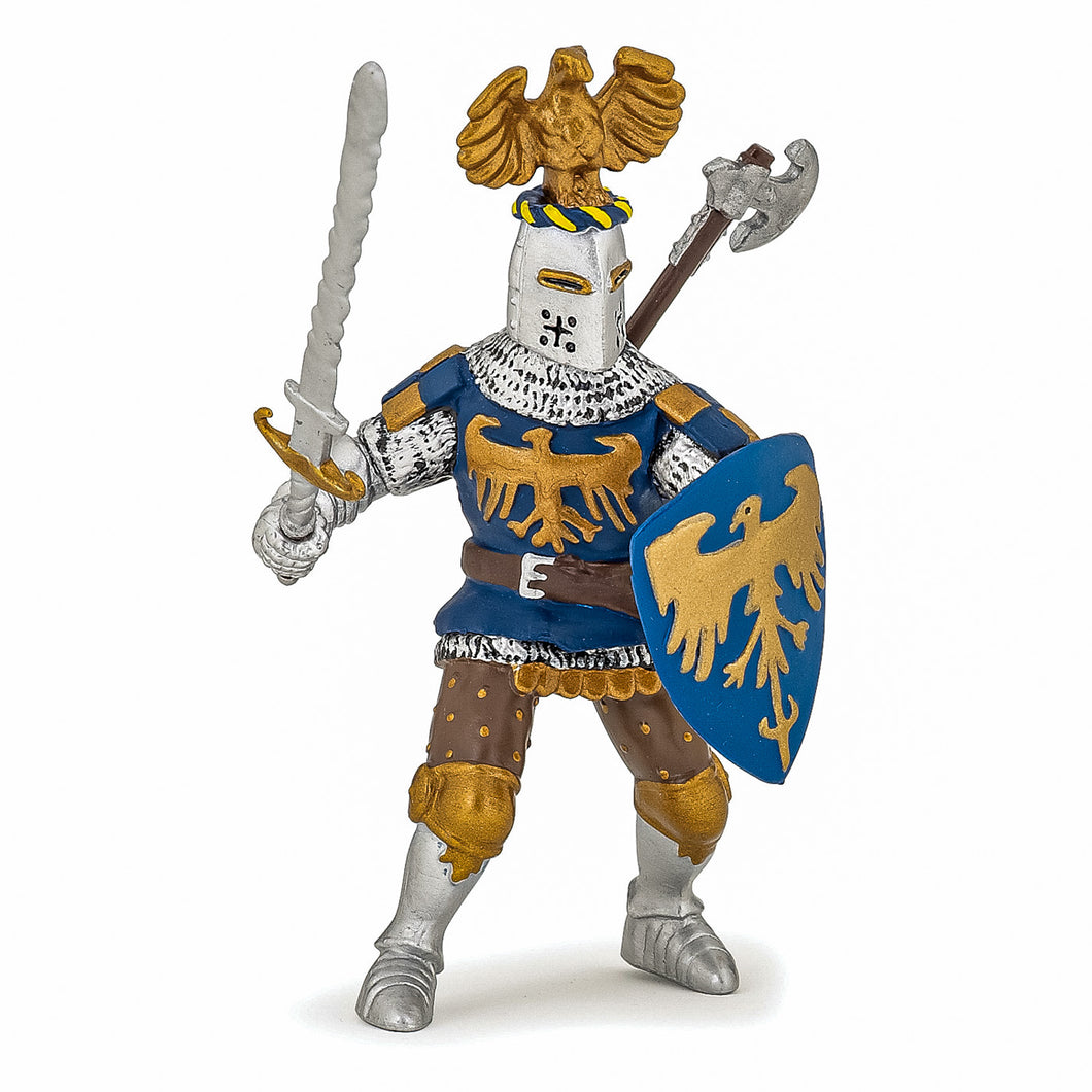 Papo Personaje Medievale Fantastice Figurina Cavaler Albastru cu Creasta