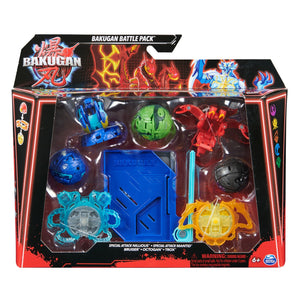 Bakugan Set de Lupta Nillious Mantid Bruiser Octogan si Trox