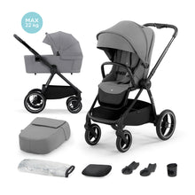 Încarcă imaginea în Galerie, Kinderkraft Carucior Nea 2 in 1 Platinum Grey
